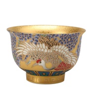 ถ้วยชงชาหยกเคลือบทอง Suet Jade Gilt Master Cup Ruihe Chengxiang Arhat Cup ชุดชงชากังฟูระดับไฮเอนด์ ถ