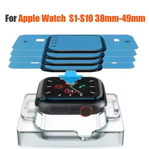 4pcs Ceramic film For Apple watch Ultra 10 9 8 7 49mm 46mm 45mm 41mm Screen protector For Apple watc