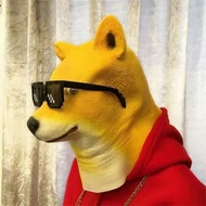 Spiritual Pollution Disturbance Dog Headgear Magic Dog Head Mask Field Dog Single Dog Mask Party Sup