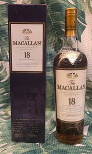 1993 Macallan 18 sherry oak （酒標有黃）