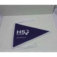 Custom Triangle Tour Guide Flag / Travel Flag / Guide Flag / Tour Flag Custom Logo Printing