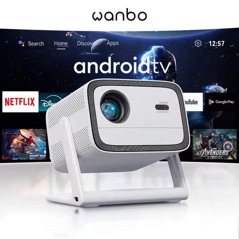 Wanbo Vali 1 Projector 1080P 900ansi Bright Proyector Android TV11.0 Beamer Video Theater Projetor W