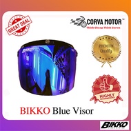 Corva Motor Visor Helmet Bikko Blue Helmet Ms88 Rs88 Gs88