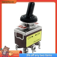 [In Stock]AC 250V 15A on/on 2 Position DPDT Toggle Switch with Waterproof Boot
