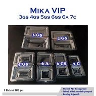 MIKA VIP 3GS 4GS 5GS 6GS 6A 7C Isi 100 Pcs MIKA PLASTIK NASI MIKA MAKANAN MIKA KUE MIKA JAJAN PASAR