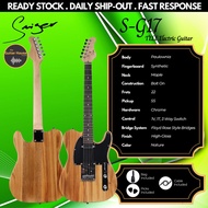 Smiger S-G17 Telecaster Electric Guitar w/Bag, Nature (SG17) (S G17)