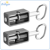 2x Weld on 5/8" Spring Latch Assembly Easy to Install Protable Sturdy Utility Trailer Gate Latch Hea