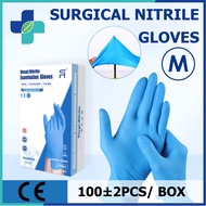 Composite Nitrile Gloves M Size Disposable Powder Free Vinyl 100 Pcs