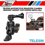 Telesin Motorcycle Rearview Camera Bracket Mount Clip GoPro Brica Etc