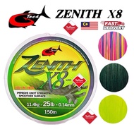 G tech Zenith X8 With Teflon G Tech Tali Benang 100% PE Fiber G-Tech Zenith Braided