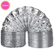 Cheesenm 4inch Ventilator Pipe Aluminum Tube Air Ventilation Hose Flexible Exhaust Duct2M SG