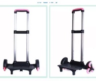 6 Wheels & 2 Wheels Trolley for School Bag Staircase Trolley Backpack