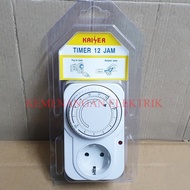 KAISER 12 HOUR ANALOG TIMER OUTLET / MANUAL TIMER / TIMER PLUG