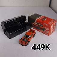 Diecast Mini Scale JDM Pop Race64 Nissan Skyline GTR V8 Drift Hakosuka Orange