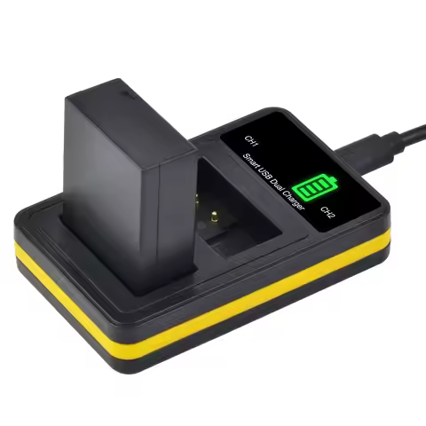 1500mAh DMW-BLC12 Battery DMW BLC12 with Smart USB Dual Battery Charger LED Indicator For Panasonic 
