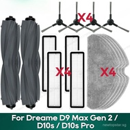Compatible for Dreame D9 Max Gen 2/ Dreame D10s Pro / D10s Robot Vacuum Accessories Main Brush Filte