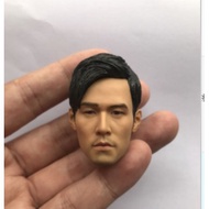 1/6 Asian Singer Jay Chou Male Head Carving Fit 12'' Action Figure Body