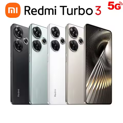 Xiaomi Redmi Turbo 3 Original CN Version 5G 6.67” 1.5K 2712*1220 Display Snapdragon 8s Gen 3 50MP+20