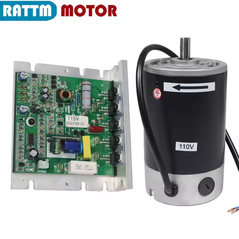DC Motor 550W 750W Brushed 110V 220V With Controller Board Kit For CJ 0618 / CD210 / WM210 Mini Lath