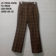 CELANA KERJA IMPORT HW WANITA TARTAN BRAND LOWRYS FARM
