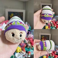 日本中古絕版 Disney Tsum Tsum巴斯光年胡迪三眼仔tsumtsum毛絨公仔口掛件掛包手機吊飾。朔克天王公仔 Disney 胡迪翠絲 Toy Story泡泡龍 史迪仔Stitch Toy 