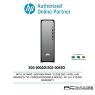 HP OMNIDESK SLIM PC S03-0002D/S03-0045D i5-14400/8GB D5-4800/512GB G4/INTEL/W11H/HOME24/3Y3D/BLACK/(