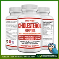 [sgseller] Cholesterol Lowering Supplements That Work, Support Lower High Cholesterol, Triglyceride, LDL &amp; Raise HDL Nat