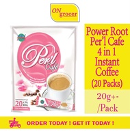 B0413 - Power Root Per'l Cafe 4 in 1 Instant Coffee - 20 Packs x 20g