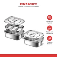 TAFFHOME 304 Stainless Steel Lunch Box 2L - HS233