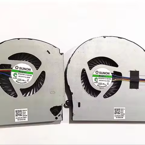 New CPU GPU Cooling Fans For DELL Alienware 17 R4 17 R5 P31E 17-R4 Laptop MG75090V1-C060-S9A MG75090