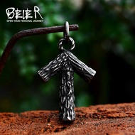 秘 ️ Taiwan Shipment Boy Necklace Men Viking Letter Symbol Titanium Steel Pendant Arrow