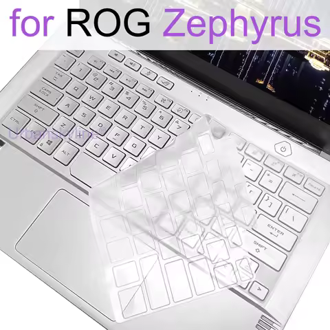 Keyboard Cover for ROG Zephyrus M15 M16 S15 S17 G14 G15 G16 G M S Duo GU604 GA402 GA502 Silicone Pro