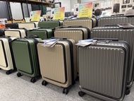 （免費送貨）Ginza Karen Japan 前開+中開 行李箱 Hinomoto 超靜音萬向輪  前開式行李箱 登機箱 旅行喼 travel luggage baggage  hand carry