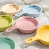 Korea BD Pan Cat Bowl Pet Ceramic Dog Eating Food Canned Kitten Not Black Chin