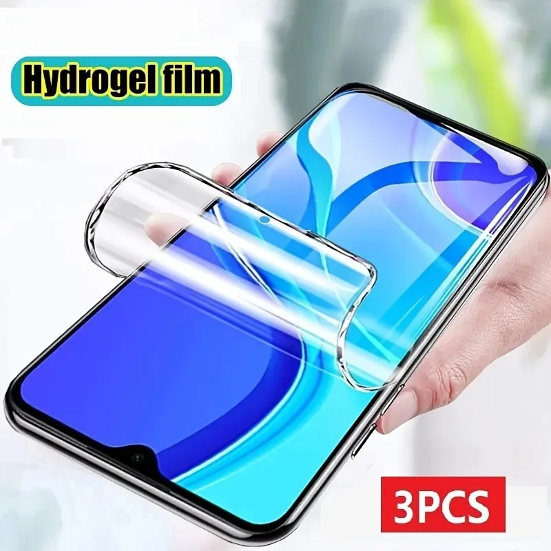 3pcs Full Cover Hydrogel Film For Xiaomi Redmi Note 13 Pro+ Plus Soft Screen Protector For Redmi Not