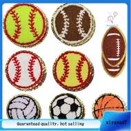 [xiyanad7.th]16PCS Sports Themed Patch Set Kit Patches Basketball Soccer Baseball Football Volleybal