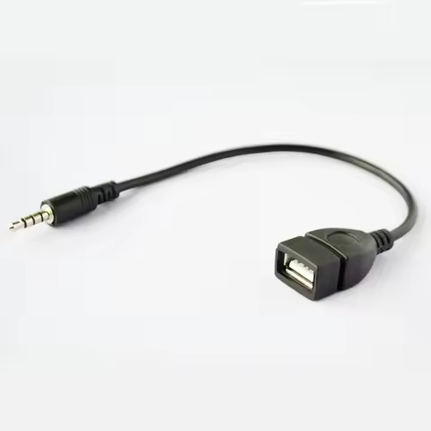 QXNY 3.5mm Car AUX Converter Adapter Cable for Land Rover Range Rover Sport Evoque Freelander 2 Jagu