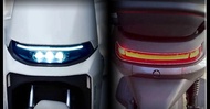 FOR Ninebot  MZMIX F2Z 2024 Motorcycle Headlights film Tail light film sticker color changing film