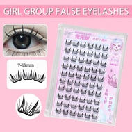 Kpop Girl Group 2.0 False Eyelashes - Curved Stem, Glue-free Shelf Segmented, Thin Lightweight P2z0