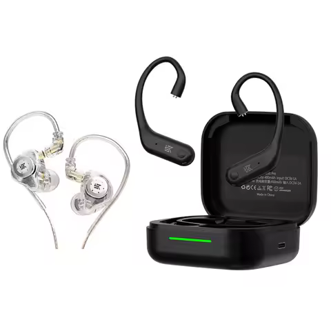 KZ AE01 Pro Wireless Bluetooth Earphones Upgrade Ear Hook 5.4 Module Compatible C PIN With Charging 