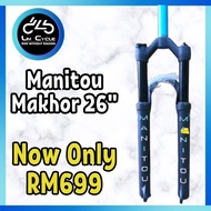 Manitou Markhor Fork 26 inch air suspension bicycle mtb