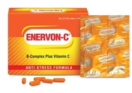 Enervon C Vitamin Supplement Lozenges B complex + Vitamin C အန်နာဘွန်ဆီအားဆေး၃ကပ်တစ်လစာ