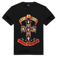 Hot Summer Fashion guns n roses Printed Wide T-Shirt For Men And Women