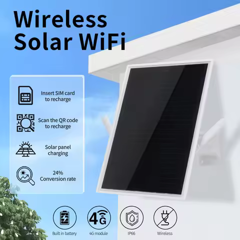 W3 Outdoor Solar Wireless WiFi Router 15W 5V Solar Panel USB Charge 4G SIM Card Slot Mobile Hotspot 