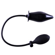 1PCS Silicone Inflatable Air Bag Backyard Massager Passionate Party Favor Supplies Black