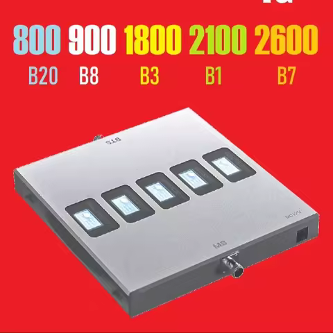5-Band Boosters 700 800 850 900 1800 2100 2600 Cellular Signal Amplifier B28 B20 B5 B8 B3 B1 B7 Mobl