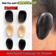 MAFILOP 2Pcs Ear Protector Cover Caps, Plastic Baby Bath Tool Hair Dying Ear Covers,  Earmuffs Reusa