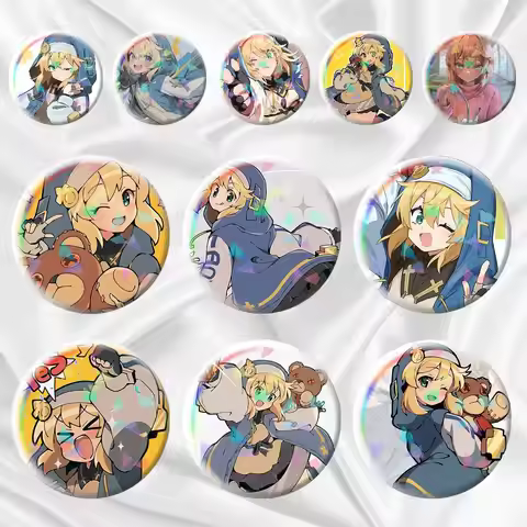 Bridget Guilty Gear Game 75mm 44mm 25mm Brooch Backpack Hat Pins Accessories Toys Badge