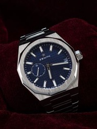 Zenith 真力時 Pre-Owned Defy Skyline 1/10th Second 0393003620/51I001 with box and papers