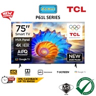 [FREE SHIPPING] TCL 4K UHD Google HDR TV 50" / 55" / 65" / 75" Google TV / HDR10 / Dolby Audio / HDM